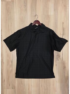 Nike Golf Dri-FIT Black Polo Shirt Size Large